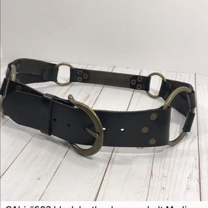 CAbi #603 black harness leather belt